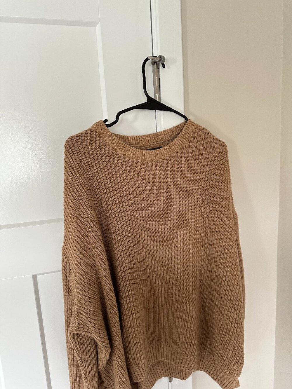 Asos Men's Fisherman Sweater Size Large Orange Long Sleeve